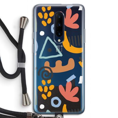 Abstract: OnePlus 7 Pro Transparant Hoesje met koord