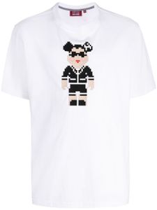 Mostly Heard Rarely Seen 8-Bit t-shirt en coton à imprimé graphique - Blanc