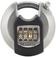 Masterlock Instelbaar Discusslot 70mm, 4 cijfers - M40EURDNUM M40EURDNUM - thumbnail