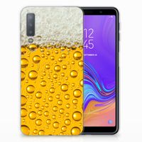 Samsung Galaxy A7 (2018) Siliconen Case Bier - thumbnail