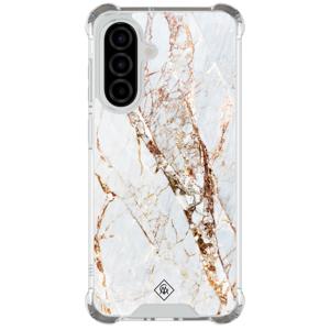 Samsung Galaxy A56 shockproof hoesje - Marmer goud