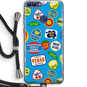 Fruitsticker: Huawei P Smart (2018) Transparant Hoesje met koord