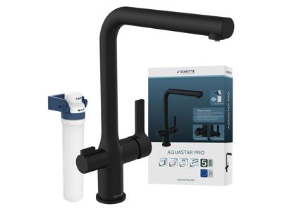 Schütte Keukenkraan AQUASTAR PRO (Zwart mat)