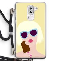 Ice cream: Honor 6X Transparant Hoesje met koord