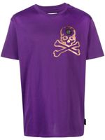 Philipp Plein t-shirt Skull&Bones en coton - Violet - thumbnail