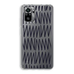 Marrakech Zigzag: Xiaomi Redmi Note 10S Transparant Hoesje