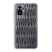 Marrakech Zigzag: Xiaomi Redmi Note 10S Transparant Hoesje