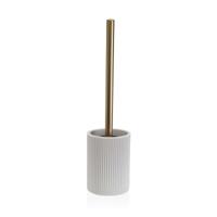 Toiletborstel Versa Wit Hars Staal 9,4 x 37 x 9,4 cm