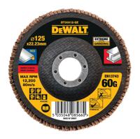 DeWalt Accessoires Lamellen schuurschijf EXTREME 125x22.2mm 60G - DT30612-QZ - 1 stuk - DT30612-QZ