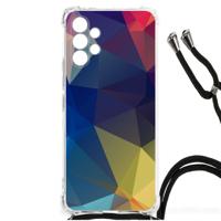 Samsung Galaxy A13 4G Shockproof Case Polygon Dark Samsung Galaxy A13 4G Shockproof Case Polygon Dark