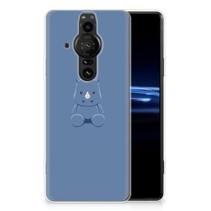 Sony Xperia Pro-I Telefoonhoesje met Naam Baby Rhino