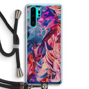 Pink Orchard: Huawei P30 Pro Transparant Hoesje met koord