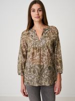 Blouse met 3/4 mouwen en paisley print