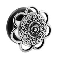 Tunnel met Mandala-design Chirurgisch staal 316L Tunnels & Plugs