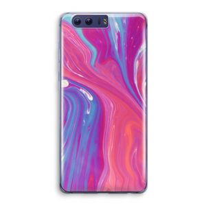 Paarse stroom: Honor 9 Transparant Hoesje