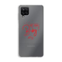 Not Your Baby: Samsung Galaxy A12 Transparant Hoesje