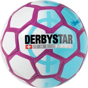 Derbystar Voetbal Mini Ball Street Soccer Wit Blauw Paars