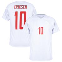 Denemarken Shirt Uit 2022-2023 + Eriksen 10