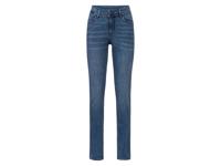 esmara Dames jeans - straight fit (34, Blauw/kort)