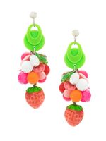 Amir Slama boucles d'oreilles pendantes - Multicolore