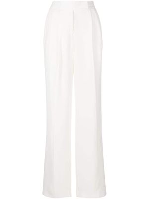 TOM FORD pantalon droit à détail de plis - Blanc