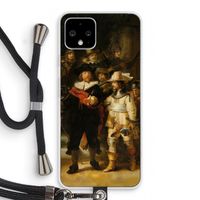 De Nachtwacht: Pixel 4 Transparant Hoesje met koord