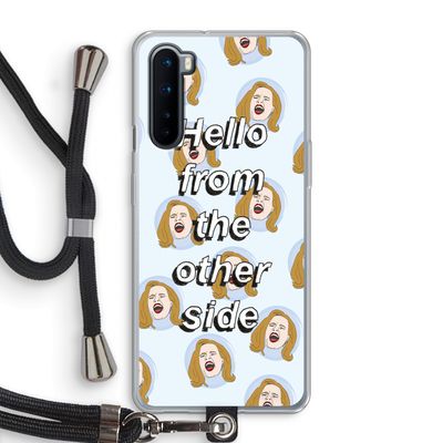 Hello: OnePlus Nord Transparant Hoesje met koord