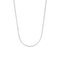 Ketting Plaatjes zilver 2,2 mm 40-44 cm - thumbnail