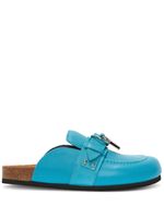 JW Anderson mocassins Padlock en cuir - Bleu