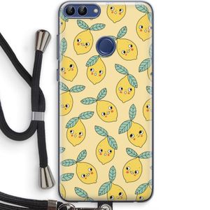 Citroenen: Huawei P Smart (2018) Transparant Hoesje met koord