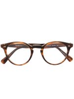 Oliver Peoples lunettes de vue à monture ronde - Marron - thumbnail