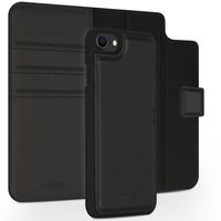 Accezz Premium Leather 2 in 1 Wallet Book Case voor Apple iPhone SE (2022 / 2020) / 8 / 7 / 6(s) Telefoonhoesje Zwart - thumbnail