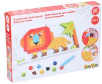 Eddy Toys mozaïekpuzzel 4 in 1 junior rood 248 delig - thumbnail