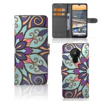 Nokia 5.3 Hoesje Purple Flower Nokia 5.3 Hoesje Purple Flower