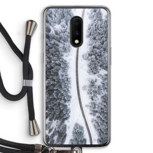 Snøfall: OnePlus 7 Transparant Hoesje met koord