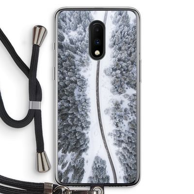 Snøfall: OnePlus 7 Transparant Hoesje met koord