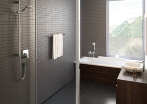 Muuraansluitbocht FixFit E HansGrohe Zonder Terugslagklep Geborsteld Zwart Chroom