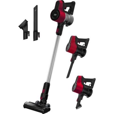 BEKO VRT50121VR Multifunctionele draadloze bezem Vacuümreiniger - 21.6V - 45min Autonomie - Cyclonische technologie - Brinke borstel