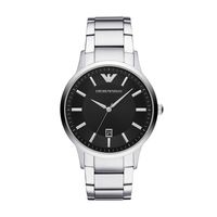 Emporio Armani AR11181 Horloge Renato staal zilverkleurig-zwart 43 mm - thumbnail