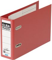 Elba Lever Arch File Rado Plast, 75 mm, for A5 Landscape, PVC Red ringband Rood - thumbnail