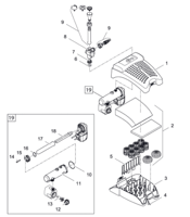 Verv. rotor kpl. ASE 2500 gemagnetiseerd