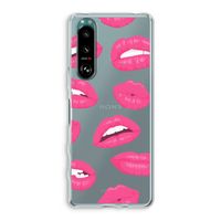 Bite my lip: Sony Xperia 5 III Transparant Hoesje