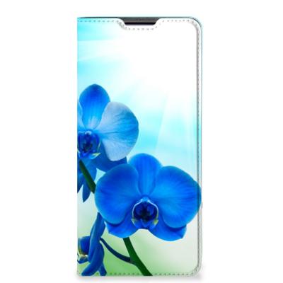 Motorola Edge 30 Pro Smart Cover Orchidee Blauw - Cadeau voor je Moeder