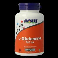 NOW L-Glutamine 500mg 120 Vegetarische capsules