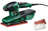 Bosch Groen PSS 250 AE vlakschuurmachine | 93x185 250w | + 25 schuurbladen - 060334020F - thumbnail