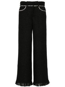 Giuseppe Di Morabito pantalon ample à ornements - Noir