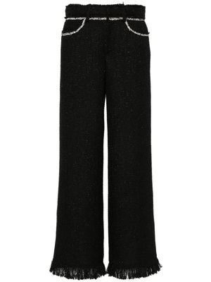 Giuseppe Di Morabito pantalon ample à ornements - Noir