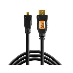 Tether Tools TetherPro HDMI Micro to HDMI 2.0, 15' (4.6m), Black