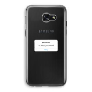 Reminder: Samsung Galaxy A5 (2017) Transparant Hoesje