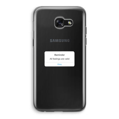 Reminder: Samsung Galaxy A5 (2017) Transparant Hoesje